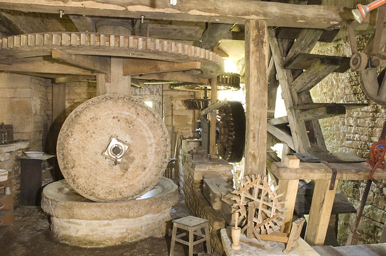 Intérieur de l'atelier de fabrication.