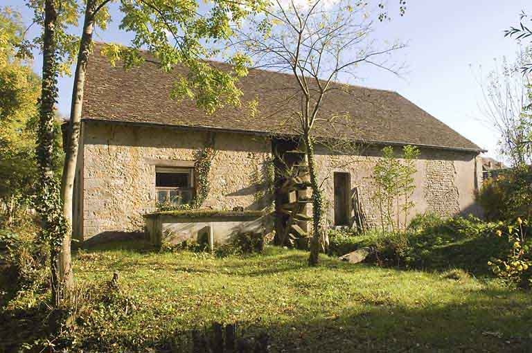 Façade postérieure du moulin.