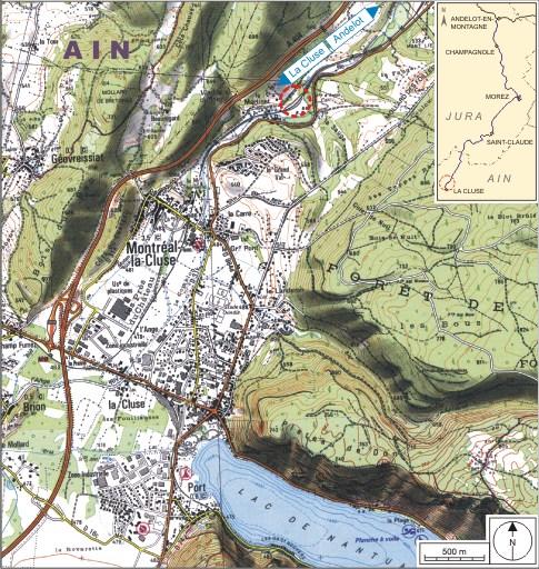 Carte et schéma de localisation.