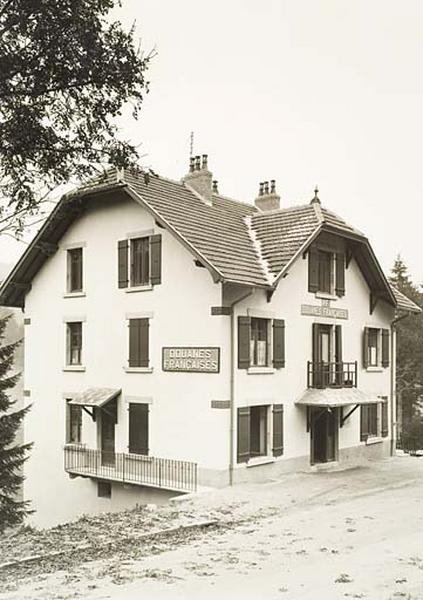 Vue du bureau de douane.