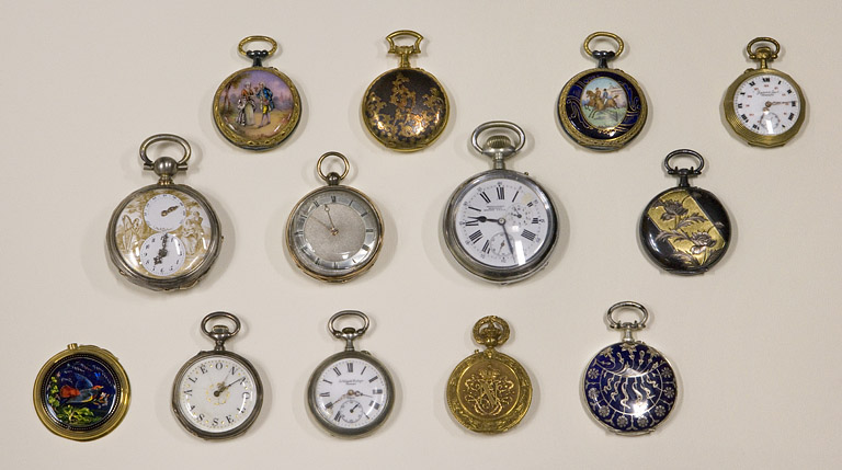 Montres de gousset (musée du Temps, Besançon).