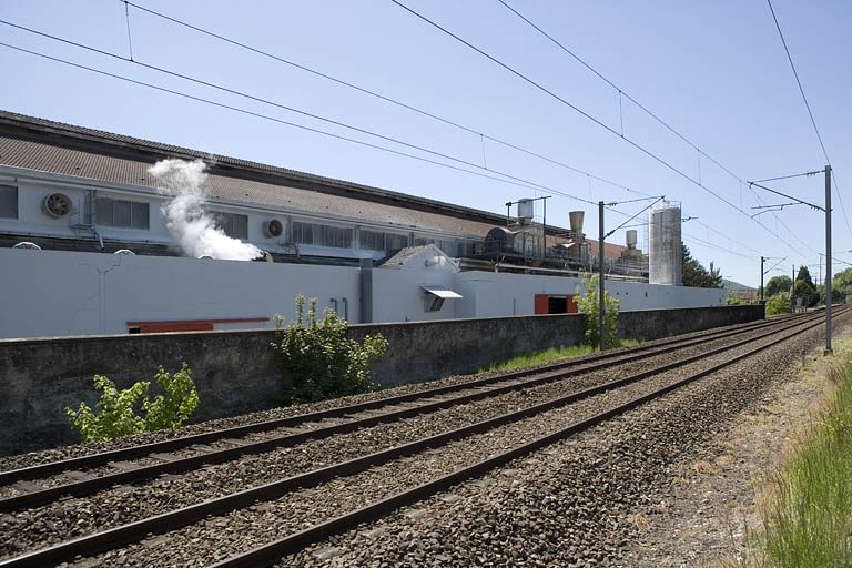 Atelier de la machine à papier. Façade nord.