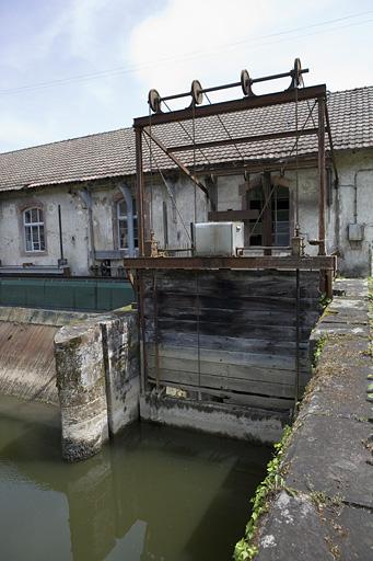 Bâtiment d'eau. Détail du batardeau.