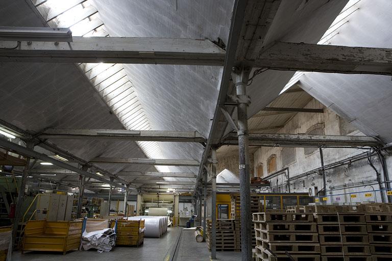Atelier de façonnage. Partie supérieure.