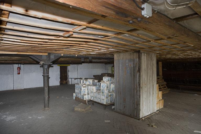 Atelier de façonnage (désaffecté). Premier étage de la pièce de séchage.