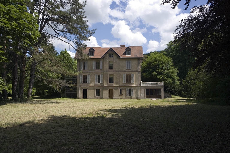 Logement patronal. Façade postérieure.