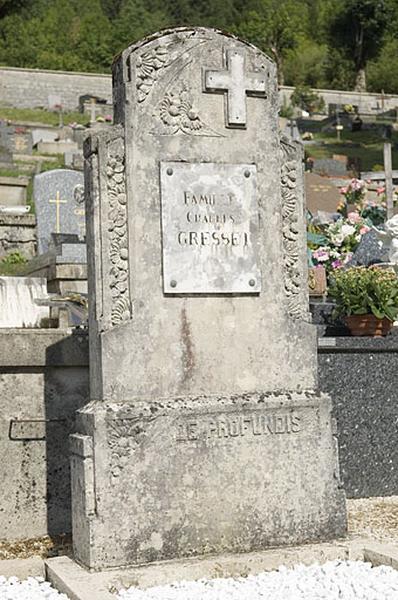Tombeau de la famille Charles Gresset (9e tombeau)