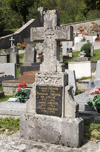 Tombeau de la famille Grenon (non étudié).