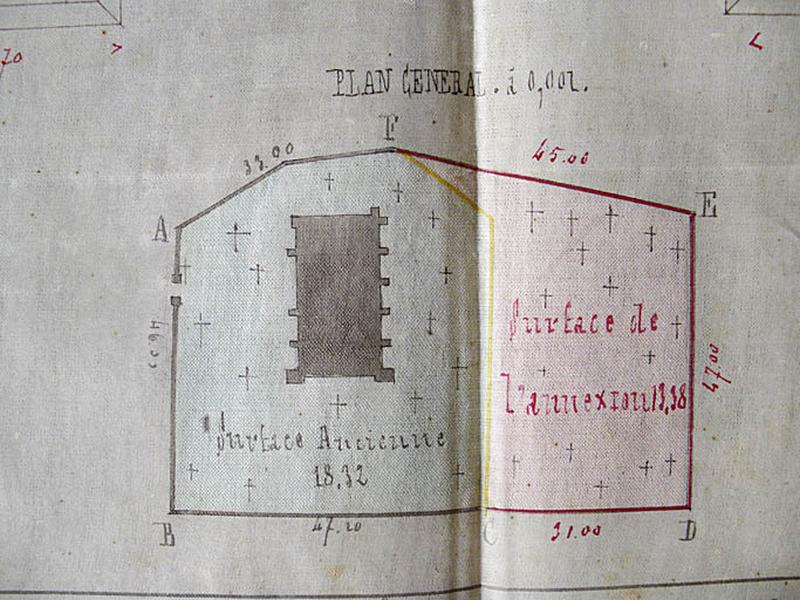 Dessin, 1866, échelle 0, 0002