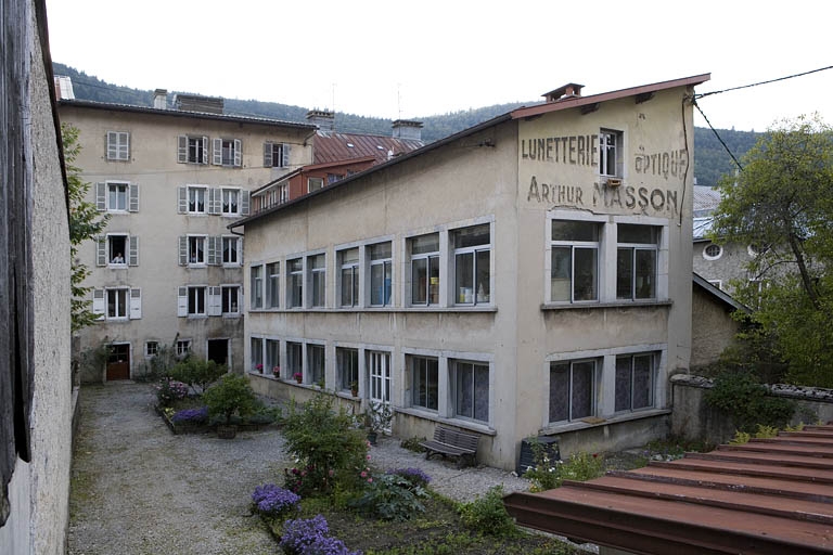 Maison de l'Email, Morez (171 rue de la République et 4 rue du Docteur Regad) : atelier rue du Docteur Regad.
