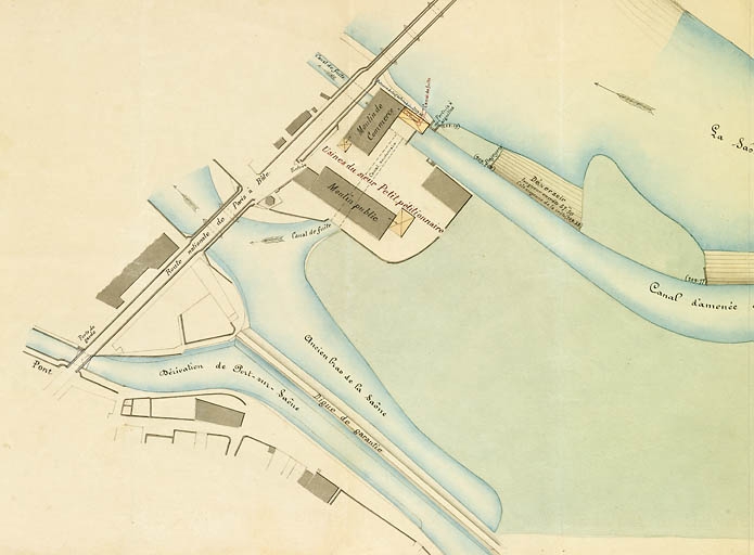 Plan des lieux [Plan-masse et de situation].