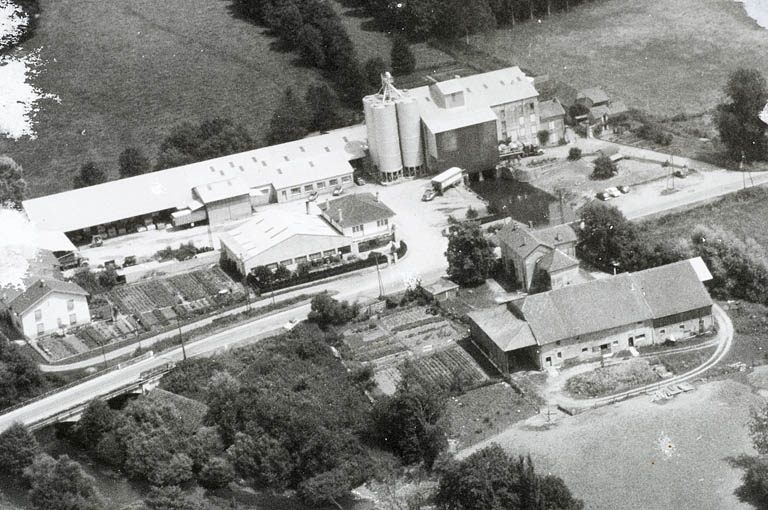 Vue aérienne de la société Jacquot.