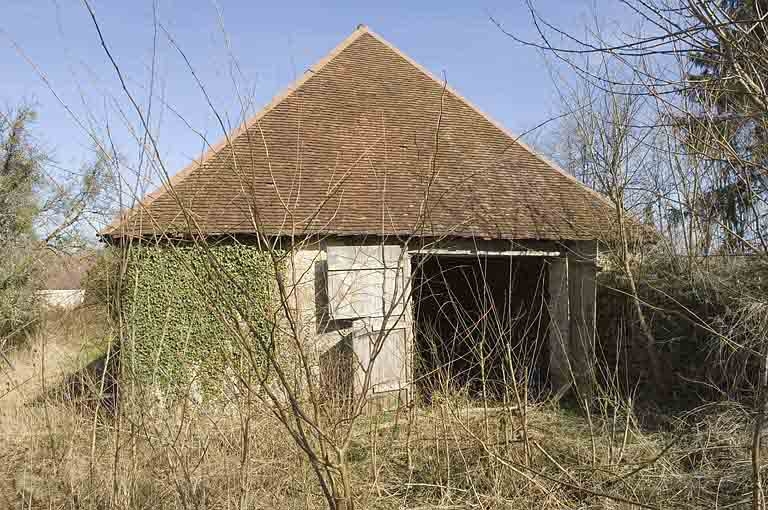 Pignon sud de la halle à charbon.