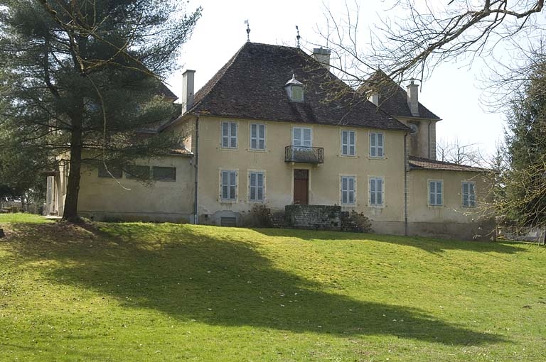 Façade postérieure du logement patronal.