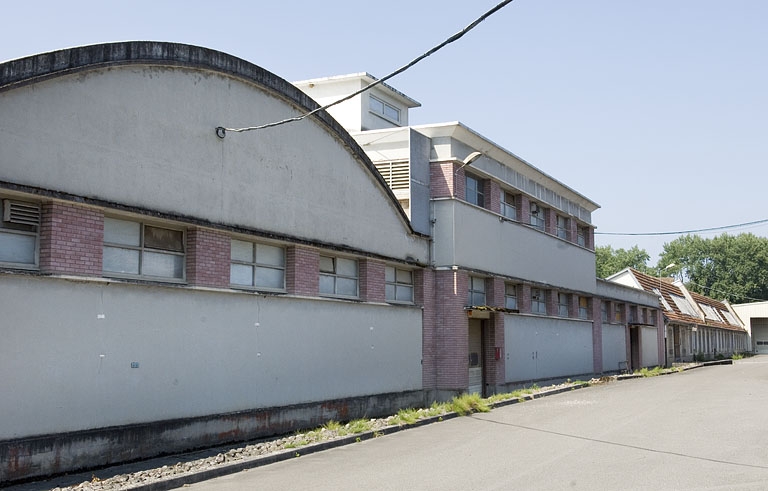 Façade nord de l'atelier de filature.