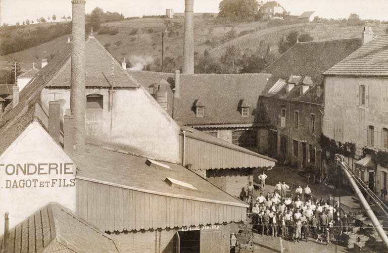 Vue d'ensemble de l'usine Dagot et Fils.