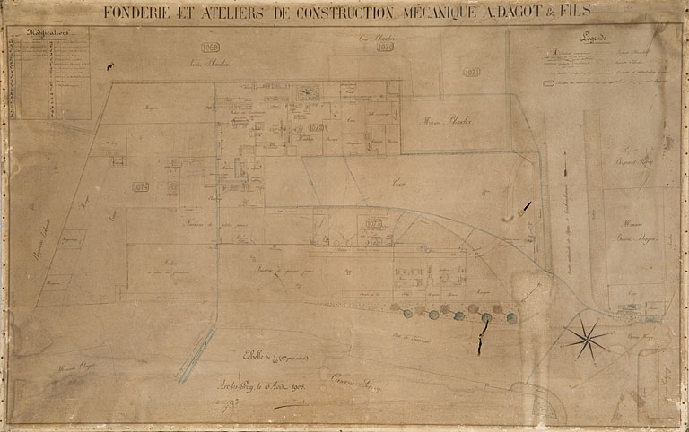 Fonderies et Ateliers de construction mécanique A. Dagot et Fils.