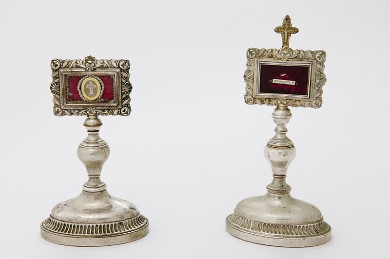 Ensemble de 2 reliquaires-monstrance