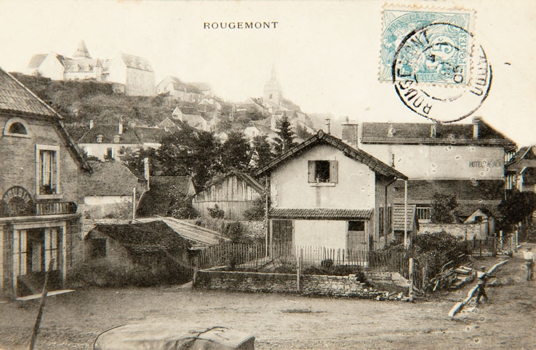 Rougemont [quartier de l'hôtel de la Réunion, visible à droite]. S.d. [4e quart 19e siècle, avant 1905].