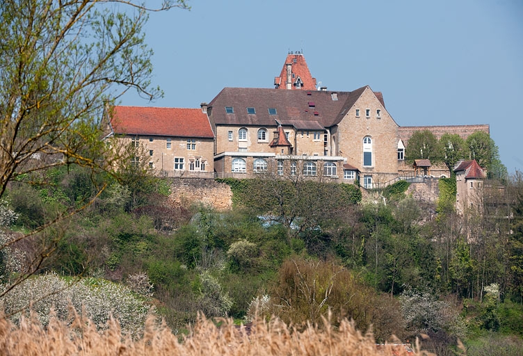 L'ancien couvent des cordeliers, vu de la route de Gouhelans.