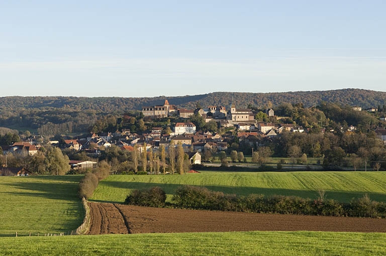Vue générale de la ville, depuis le nord-ouest.