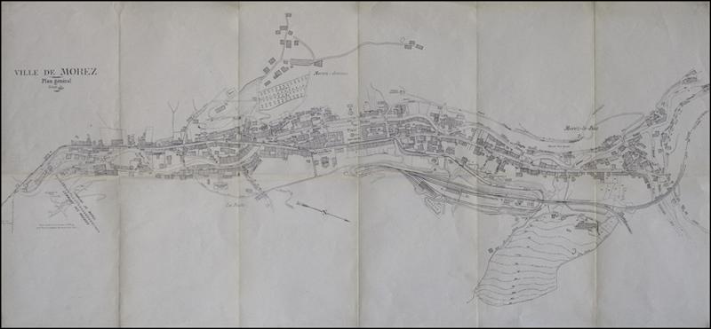 Ville de Morez. Plan général, 1927.