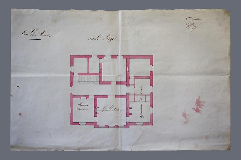 Cure de Morez. 3e feuille. Second étage, 1836.