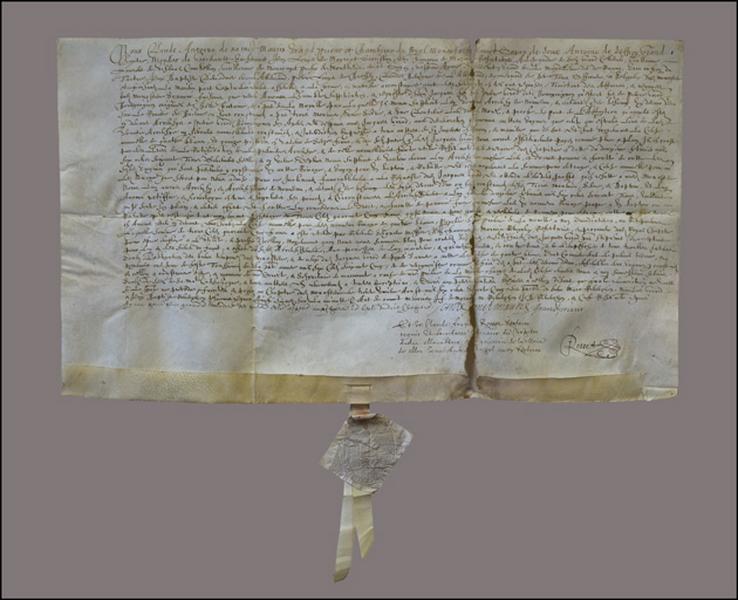 Acensement d'un décours d'eau sur la Bienne [...] par Catherin du Tartre, grand prieur, au profit de Claude Girod-Clerc de Bellefontaine, 1531.