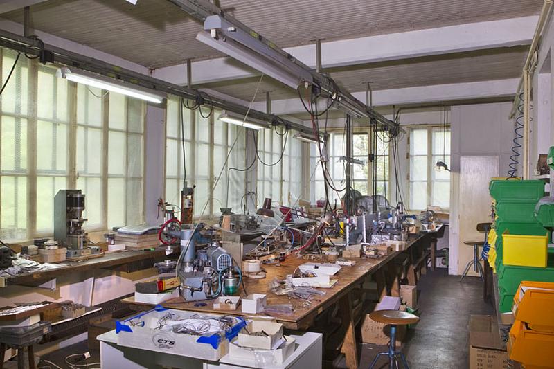 Atelier de fabrication côté rivière.