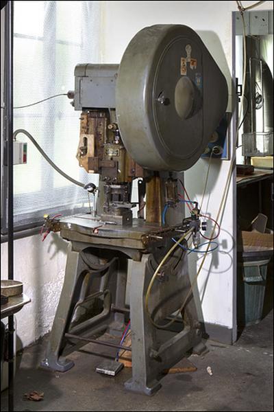 Machine à estamper (presse à excentrique des Ets de Présalé)