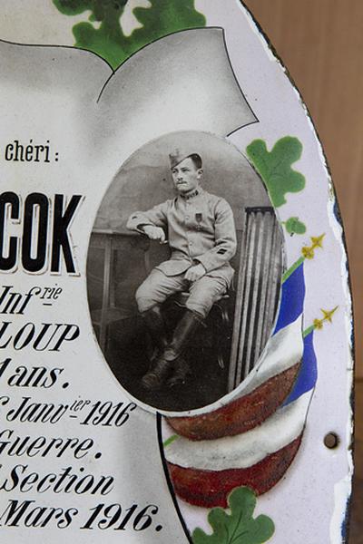 Plaque funéraire d'Aimé-Léon-Joseph Cok