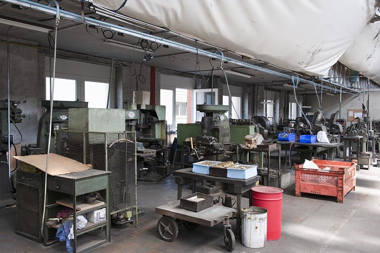 Atelier de fabrication des pompes. Partie nord.