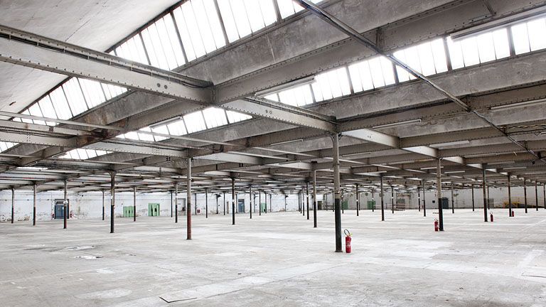 Salle de filature. Vue depuis le sud-est.