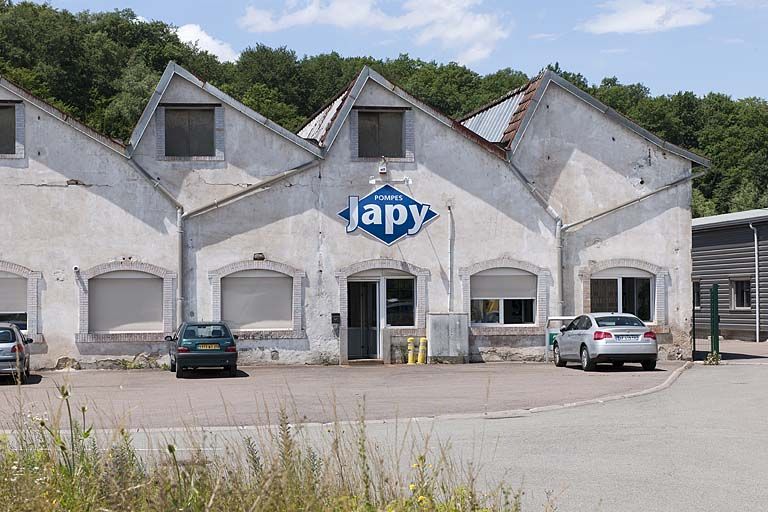 Atelier de fabrication des pompes. Travées nord.
