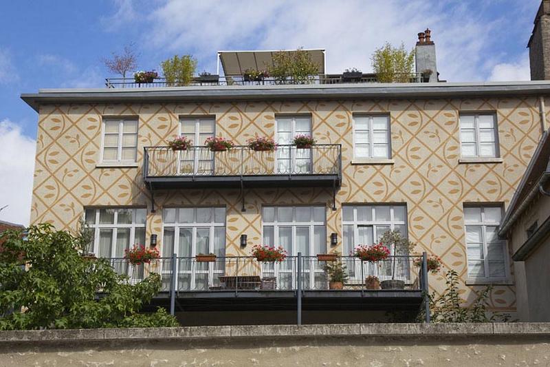 Logis secondaire, façade antérieure depuis la rue d'Anvers : de face.