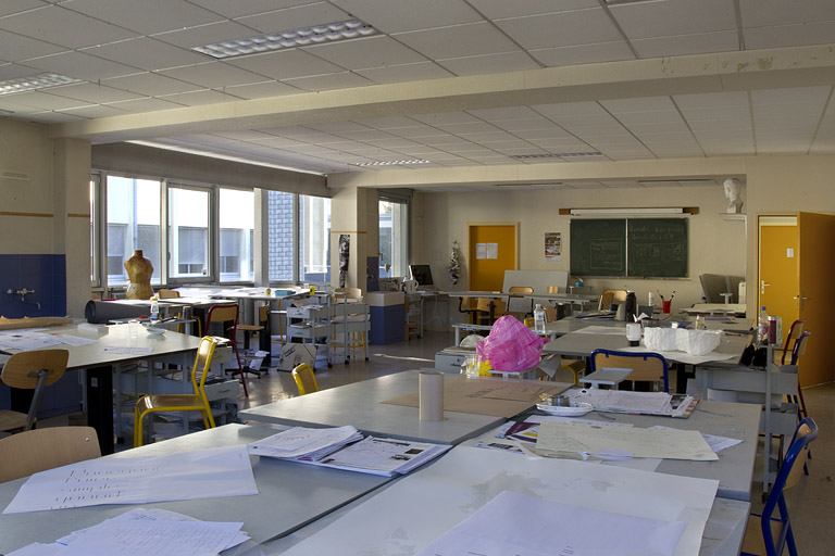 Salle de dessin située au deuxième étage du bâtiment Chamars.