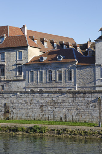 Façade postérieure de l'infirmerie.