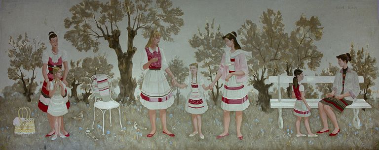 Panneau à droite de l'entrée des filles.