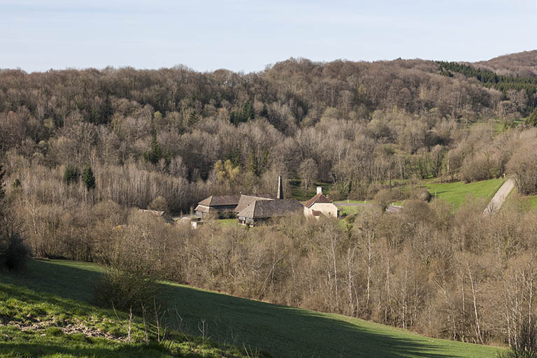 Vue d'ensemble depuis le nord-est.