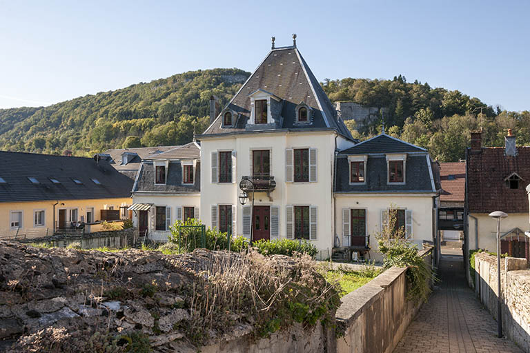 Logement patronal. Façade postérieure.