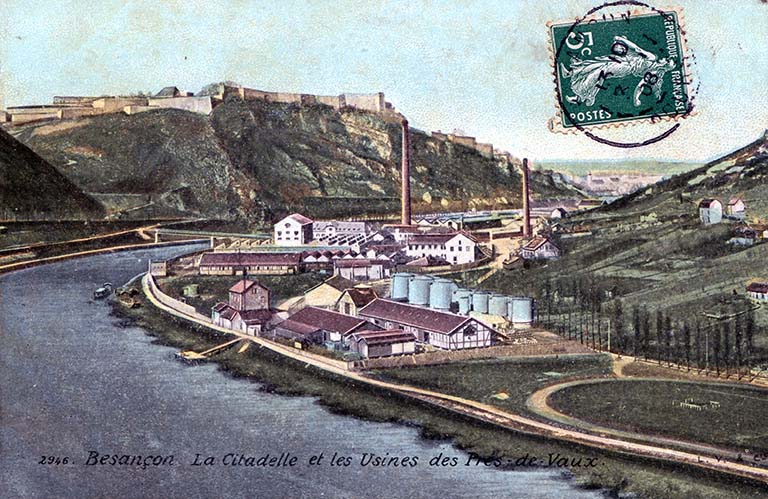 2946. Besançon. La Citadelle et les Usines des Prés-de-Vaux, [entre 1905 et 1907].