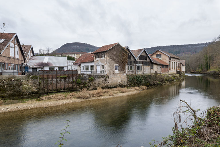 Conciergerie et ateliers de la pointe ouest de l'usine.