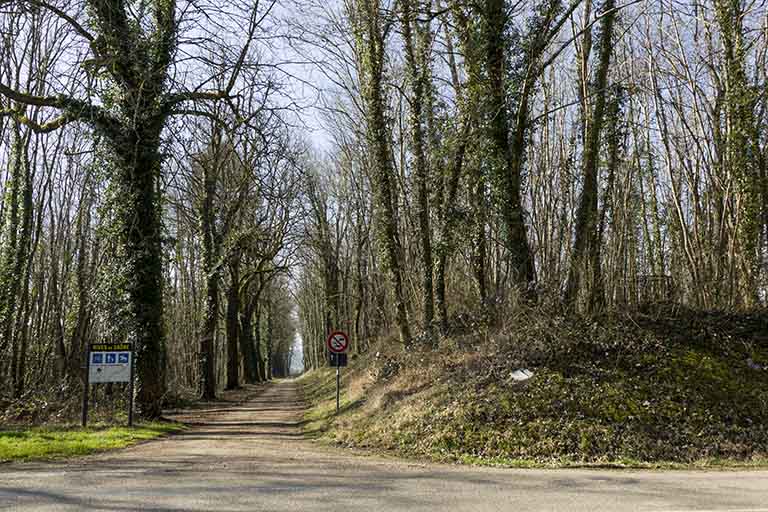 Remblai au dessus de l'ouvrage.