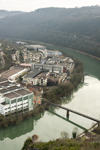 Etat en 2016. Usine A, vue de l'ouest (cadrage vertical).