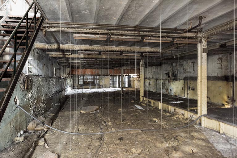 Etat en 2016. Usine A : rez-de-chaussée de la chaufferie.