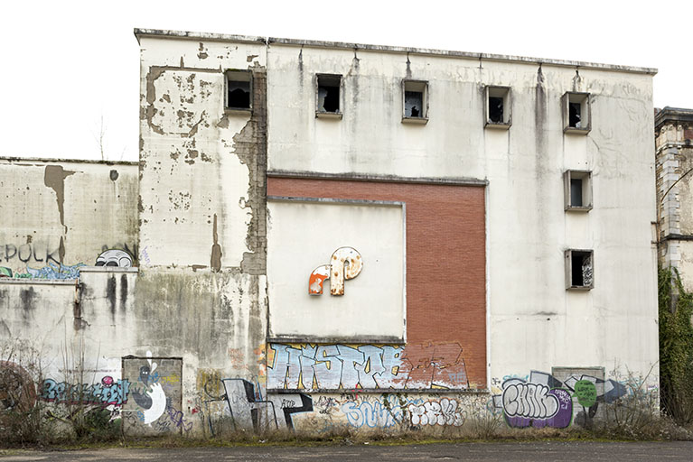Etat en 2016. Usine A : extrémité occidentale de l'atelier d'étirage tergal (S).