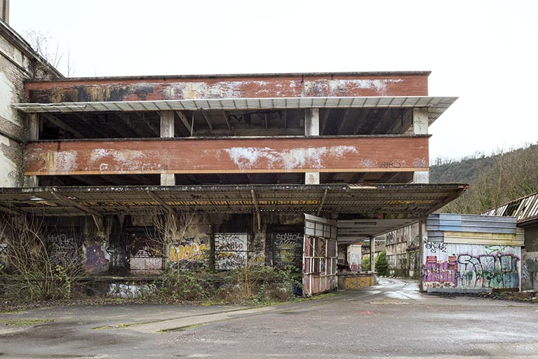 Etat en 2016. Usine A : angle sud-ouest de la cantine.