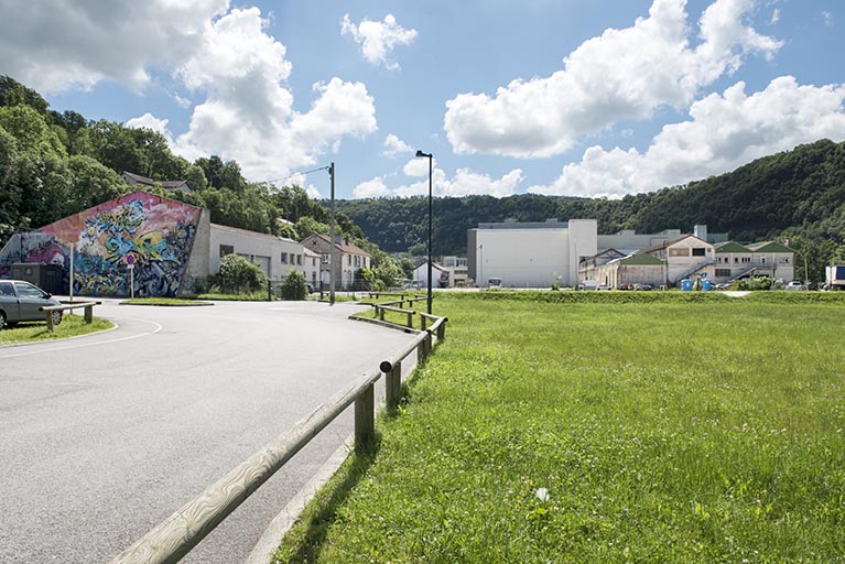 Etat en 2016. Usine B : vue d'ensemble, depuis le nord-ouest.