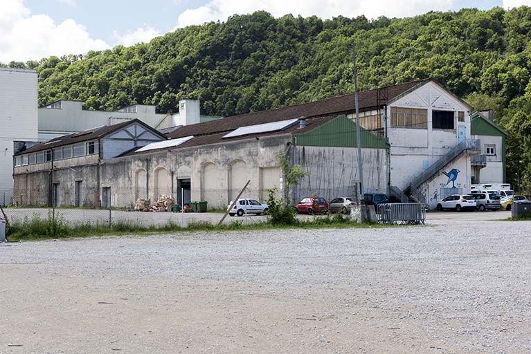 Etat en 2016. Usine B : bâtiments de l'ancienne papeterie.