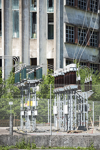 Etat en 2016. Usine A : poste de transformation, à l'est.